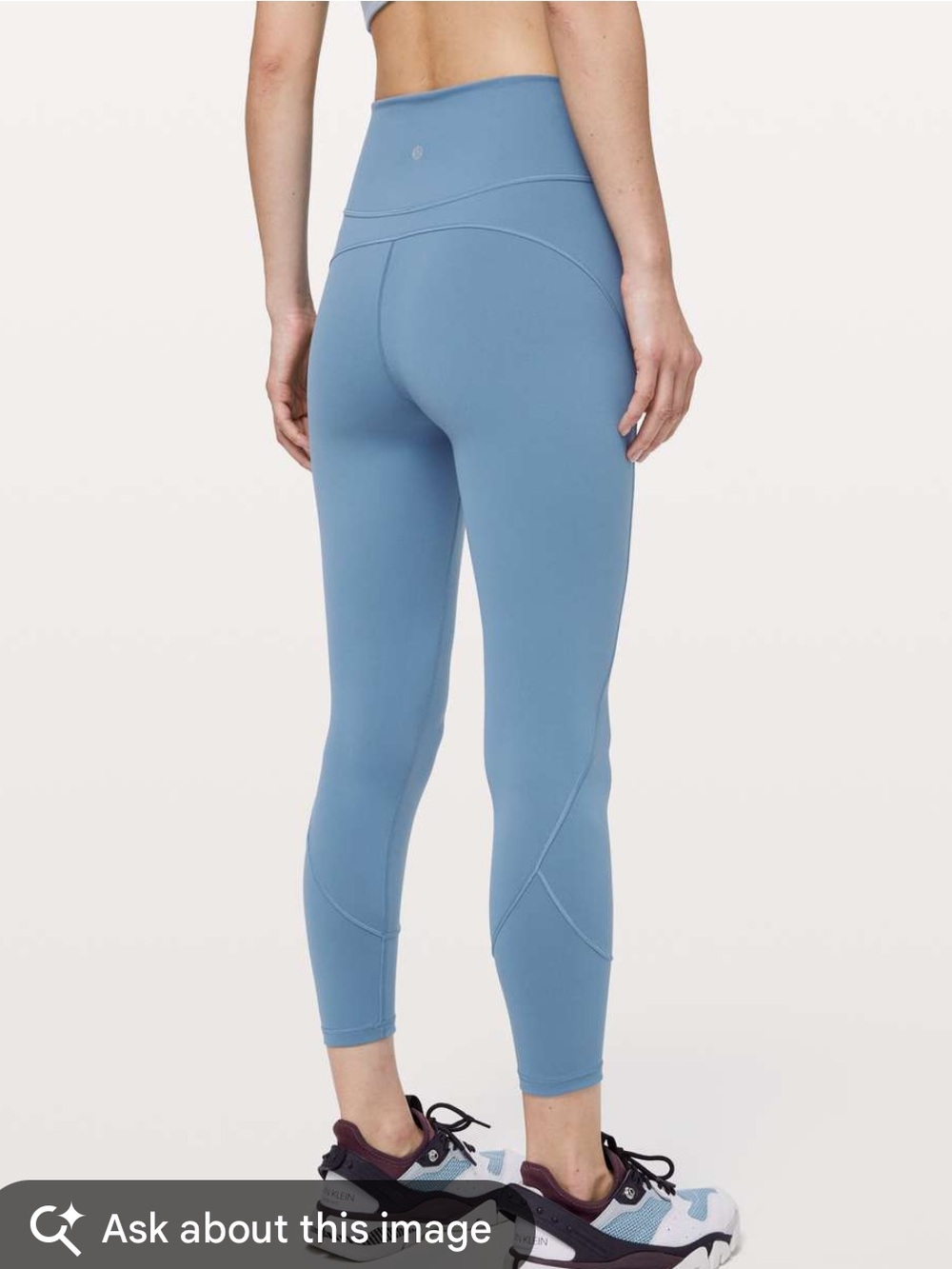 Lulu Lemon In Movement 7/8 Tights Utility Blue